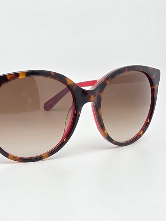 Kate Spade New York Amaya Havana Pink Frame Brown Gradient Lens Sunglasses 53mm main image 12